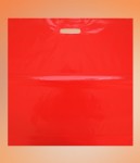 Obrázek Igelitové tašky o rozměru 550 x 550 mm, červené, potisk 1/0