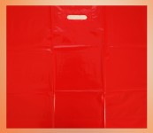 Obrázek Igelitové tašky o rozměru 650 x 550 mm, červené, potisk 1/0